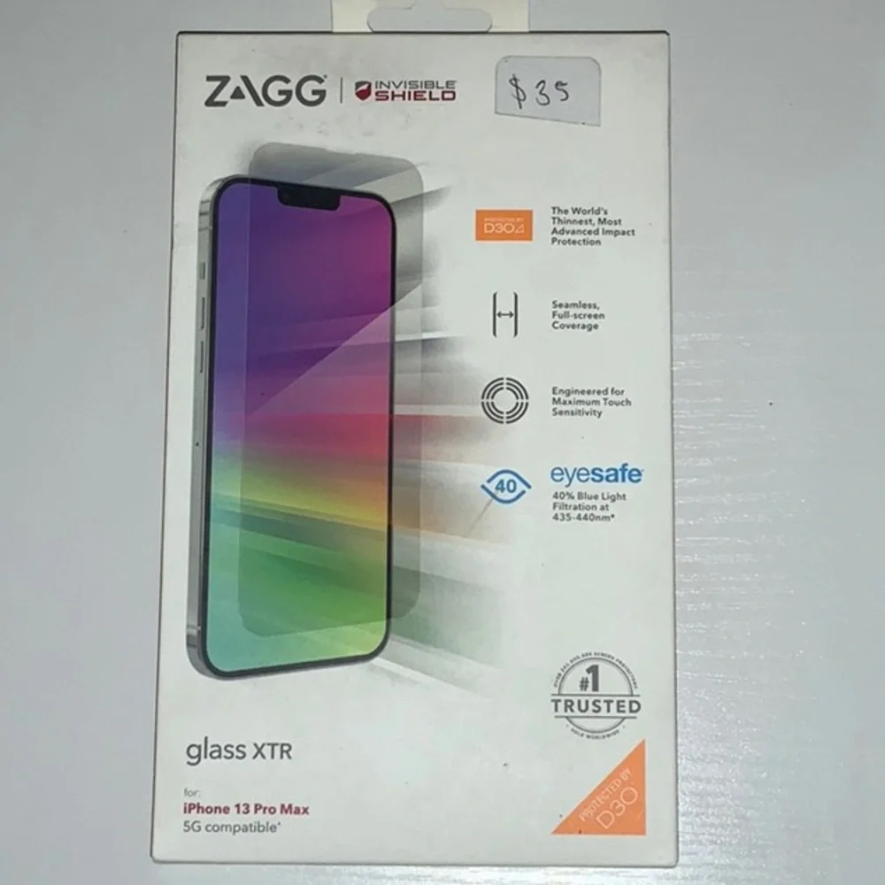 Glass Screen Protector for iPhone Clear Anti-Microbial